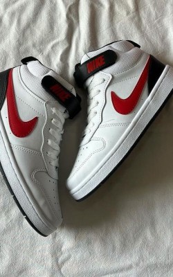 Nike Court Brough Mid Kırmızı Siyah